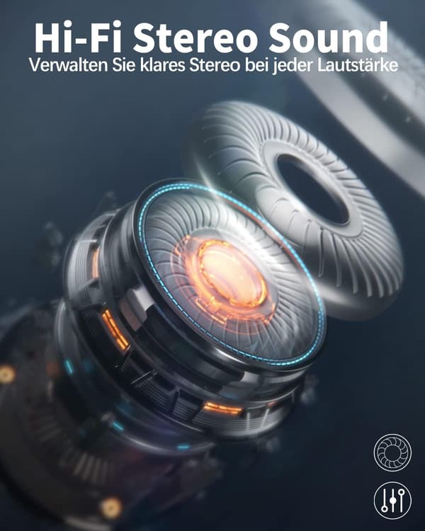 Trådløse Bluetooth-hodetelefoner, IP7X vanntett in-ear, Bluetooth 5.3