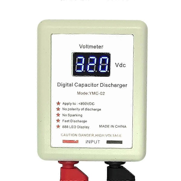 800V Digital Kondensator Hurtig Aflader Høj Spænding Afladningsværktøj kompatibelt med Elektronisk Reparation Display