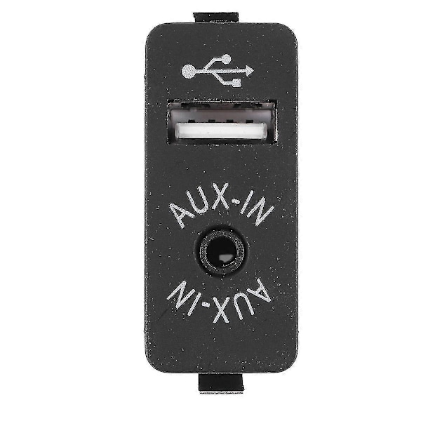 Auton USB AUX-liitäntäpistokkeen apuliitäntäsovitin yhteensopiva E81 E87 E90 F10 F12 E70 X4 X5 X6:n kanssa