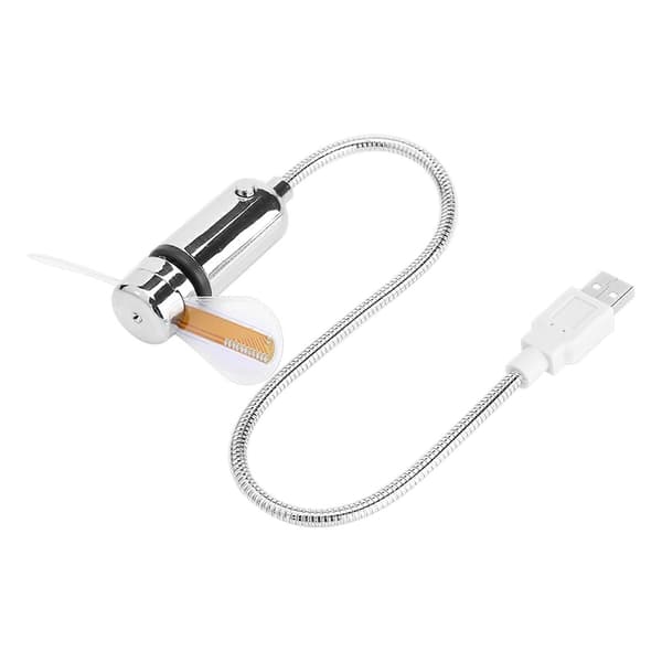 Flexibel LED Programmerbar Meddelande Display Mini RGB USB Fläkt För PC Notebook Laptop