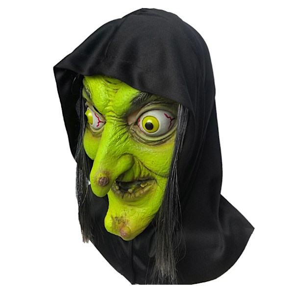 Halloween häxmask spökhus escape room dress-up kvinna huvudbonader karaktär spela rekvisita style 3