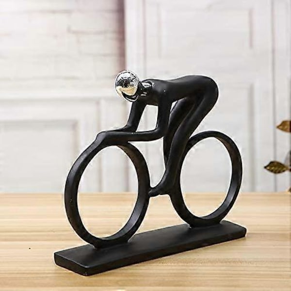 Harts Cyklist Prydnad Ridande Man Skulptur Cyklist Skulptur Cykelstaty Cyklist Figurin Hem