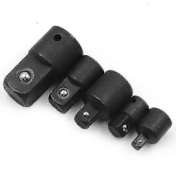 Chrome Vanadium Stål 50bv30 Amerikansk Pneumatisk Adapter Sort Muffe Enkelt Hul Uden Slids 5 Pak Sort