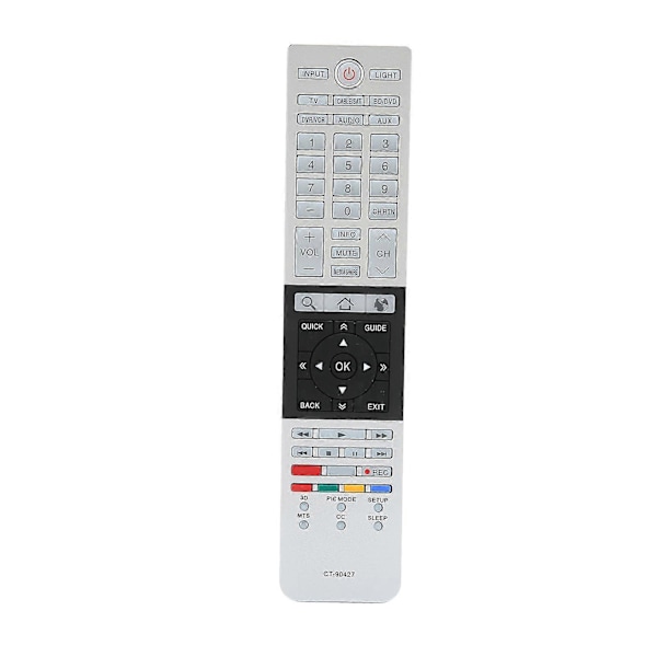 Fjärrkontroll Ersätter TV-kontroll för Toshiba CT90427 CT90428 58l7350u 58l9300 58l9300u 65l7350u 3D LCD TV