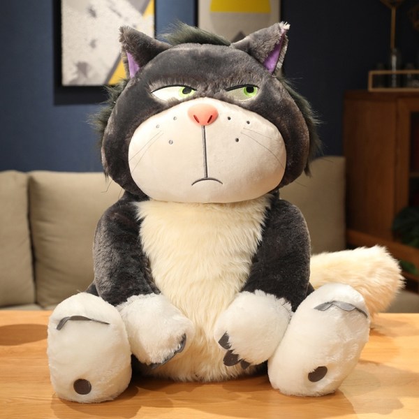 15-65 cm Kawaii Cinderella Lucifer Cat Plyschleksak födelsedagspresent A 15cm