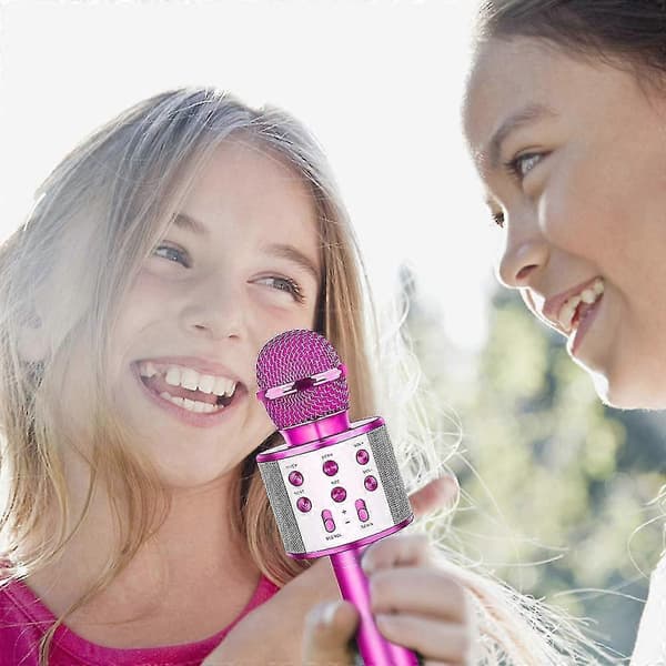 Bluetooth Karaoke -mikrofoni, monitoiminen langaton käsikone
