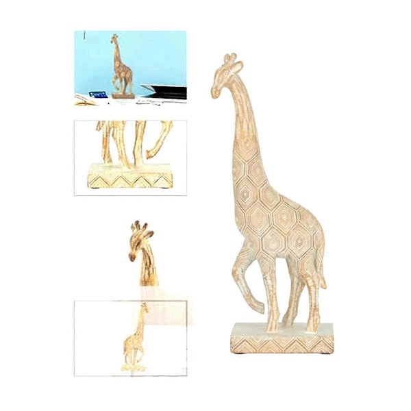 Boho Giraffer Statuer Moderne Kunst Skulptur Boligindretning Ornamenter til Soveværelse, Kontor Stue, De