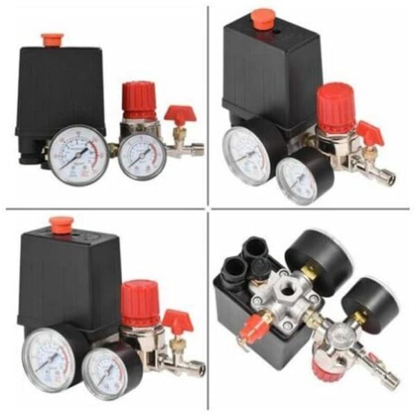 Luftkompressor trykventilafbryder – Flowhastighed 3000 L/min – Trykområde 0,05-1,2 MPa – Tilslutning 2-G1/4