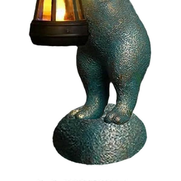 Havefigur Solcellelanterne Udendørs Dyrefigur Gårdhave Plæne Ornamenter Gave Påske