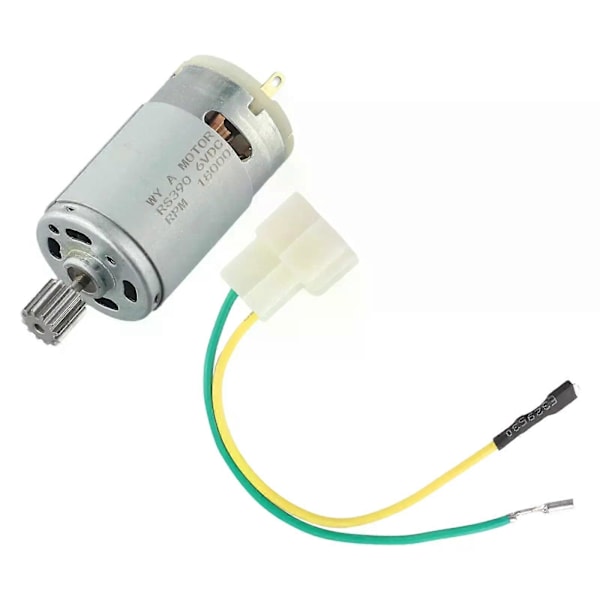 RS550 RS390 RS380 Lasten Sähköauton Moottori Vaihteella Johdolla Ja Suurella Väännöllä Ja Teholla 12V 6V DL555 24V 10 Hammasta 1 Cm