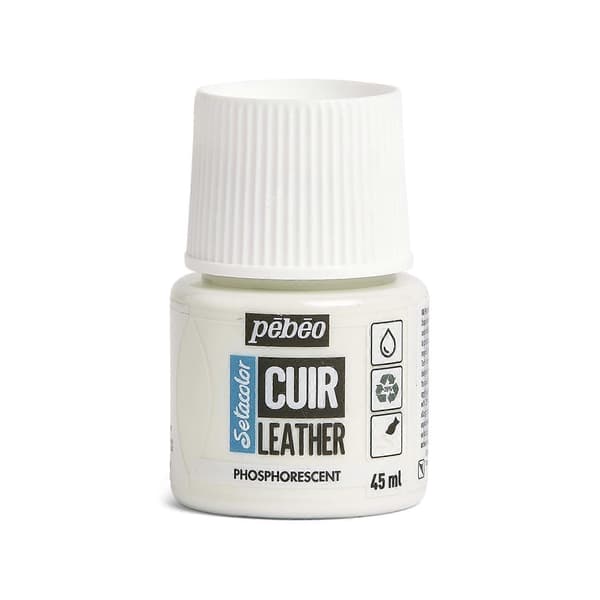 Pebeo Setacolor Lær Maling 45ml 49 Phosphorescent
