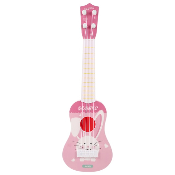 Gitarrleksaker för barn Ukulele Musikleksaker för barn Pink