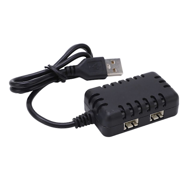 2 in 1 7.4V LiPo Akun Balanssilaturi Muovinen USB-laturi Merkkivalolla Wltoys RC Autoille ja Veneille