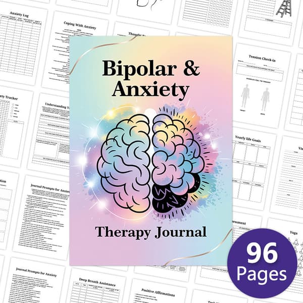 Journalplanlegger for behandling av bipolar lidelse og angst