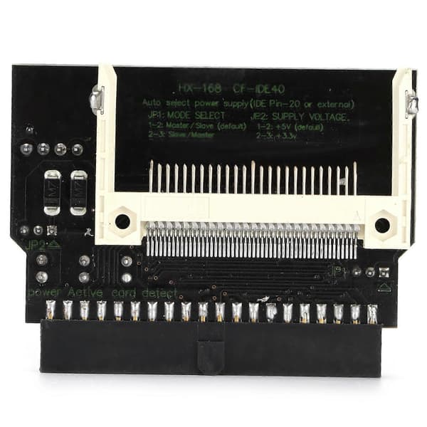 Konvertermodul CF-kort til 3,5 tommer hun 40pin IDE Robust harddiskdrev 5.0V / 3.3V Dobbelt formål