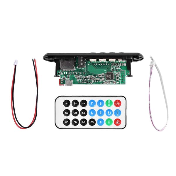 MP3 WMA -dekooderilevy, langaton Bluetooth-moduuli, USB TF FM, handsfree-puhelut