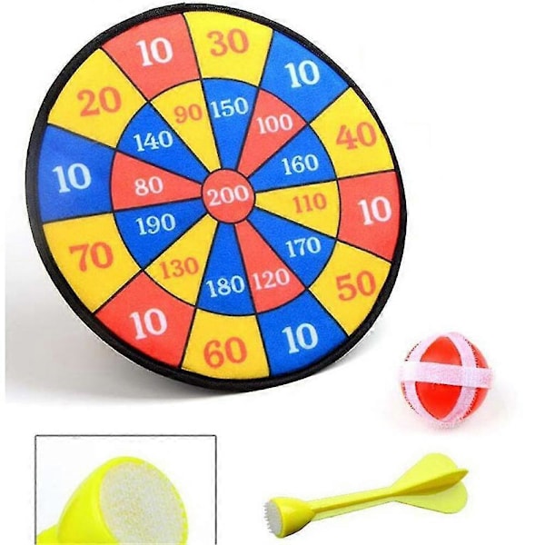 Roliga Dartspel Tygplatta Set Sport Dubbel Måltavla Dart Darttavla Brädor Leksaker För Barn Vuxna Grottspel Mjukt Papper