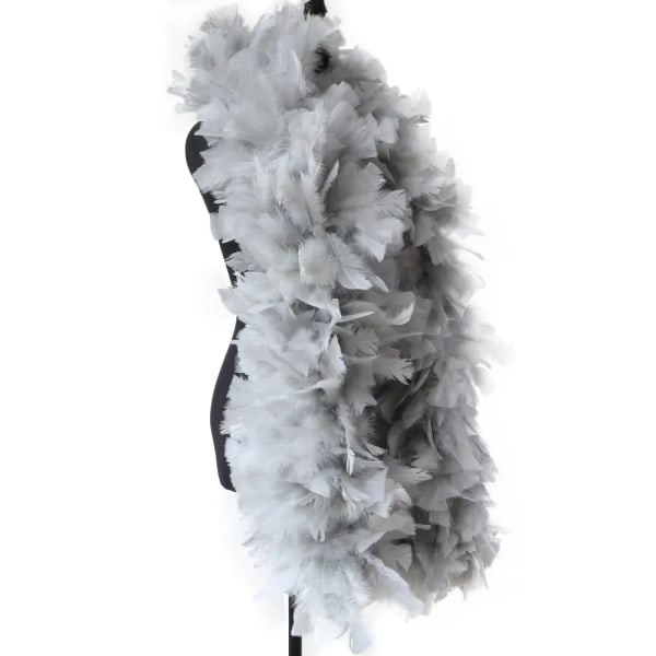 Brun kalkon fjäder boa stor fluffig stork fjäder boa cosplay gram kostym kostym dekoration fjäder boa 11 2 Meters