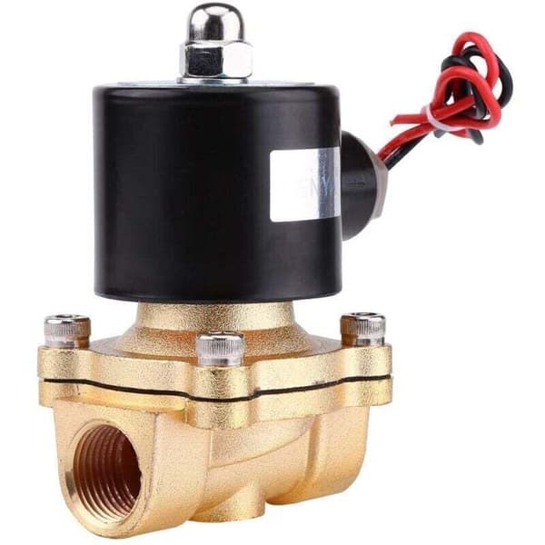 DC 12V 1/2\" Magnetventil Normalt Lukket Elektrisk Ventil for Gass, Drivstoff, Luft, Vann
