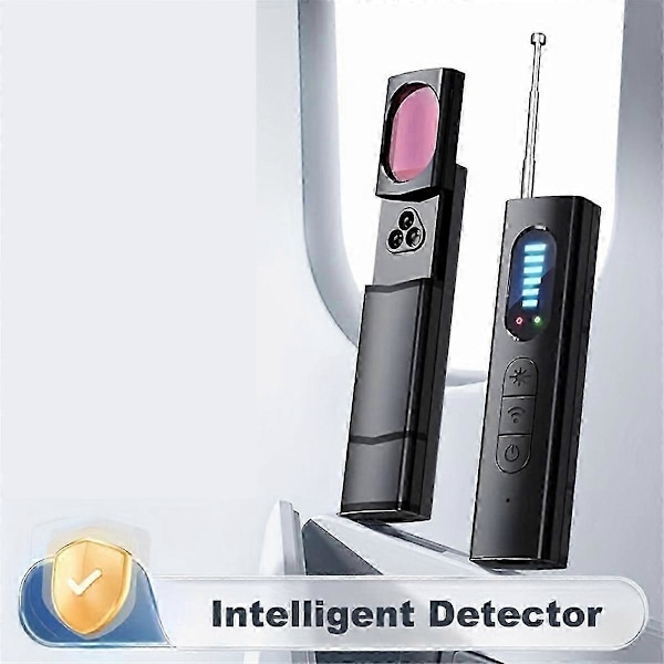 T15 Anti- Kamera & GPS Tracker Detektor - Trådlös RF Signal Scanner kompatibel med Dolda Enheter & Avlyssningsprylar