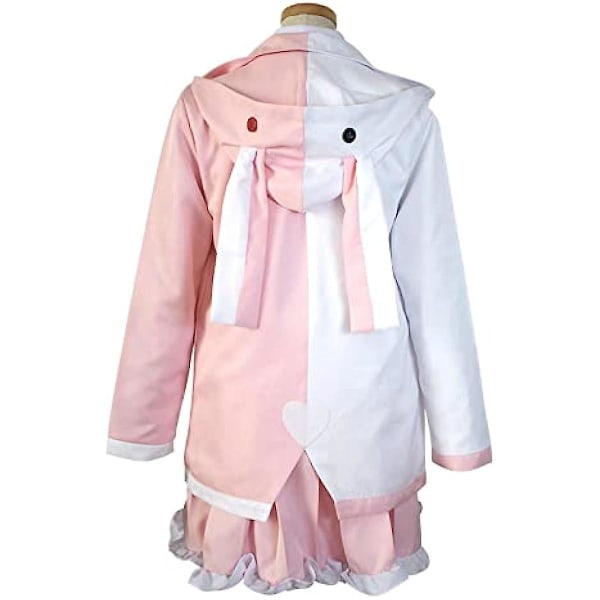 Anime Danganronpa 2 Monomi Cosplay Skoluniform Hiyoko Saionji Söt Rosa Kanin Kostymer Sailor Suit Xs Oneset XXL