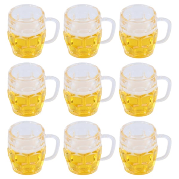 20 st Mini Ölglas Modell Simulering Ölsejdlar Modell för Mini DIY Hantverkstillbehör