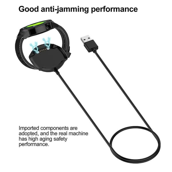USB Hurtigladekabel Smartklokke Lader Med Datafunksjonsadapter For Golf Buddy Aim W10