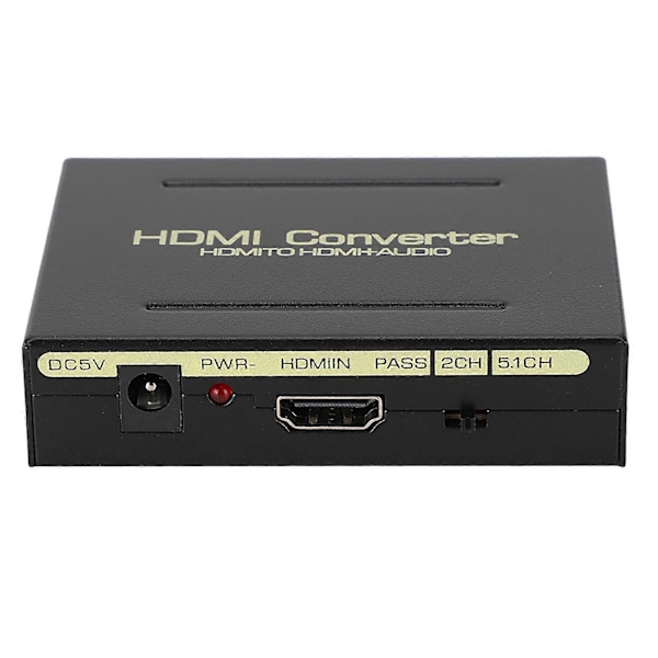 Audio Splitter HDMI HDMI AUDIO SPDIF R / L Äänisignaalimuunnin