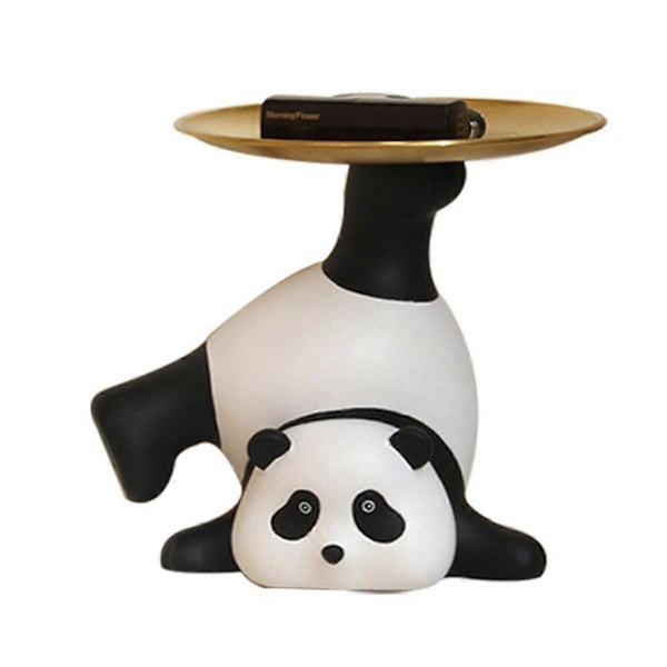 Panda Förvaring Dekoration Entrébricka Prydnadsskål Nyckelring Ställ Heminredning Armband Veranda