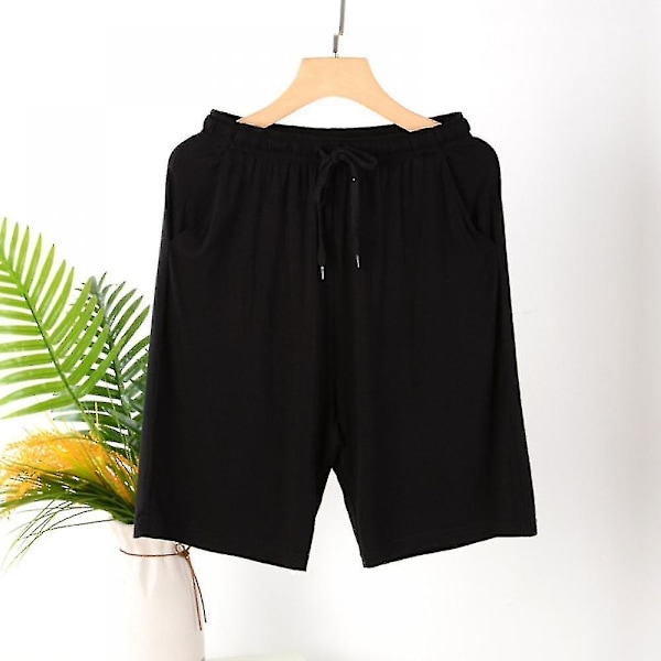 Pyjamasshorts för män och stora män med fickor #yogu Gray 4XL