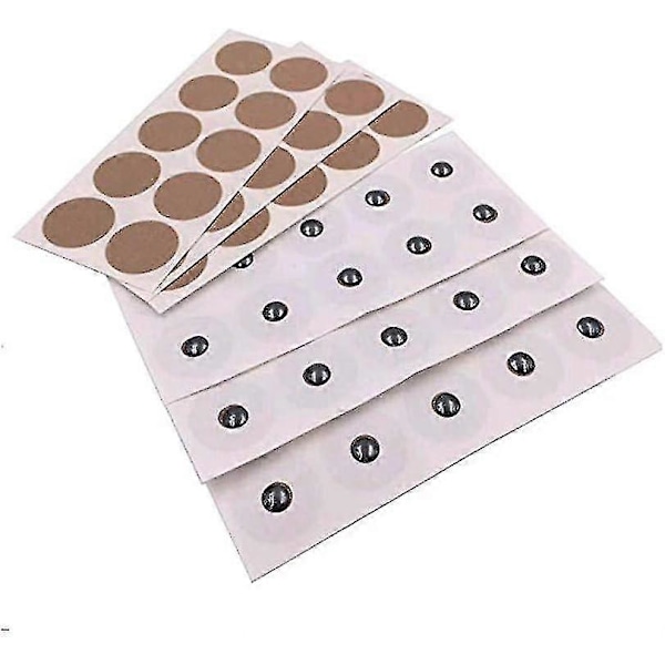 Magnetiska Akupressurplåster 60 Gauss 30 Magneter 30 Ersättningsplåster Kit Magnetterapi