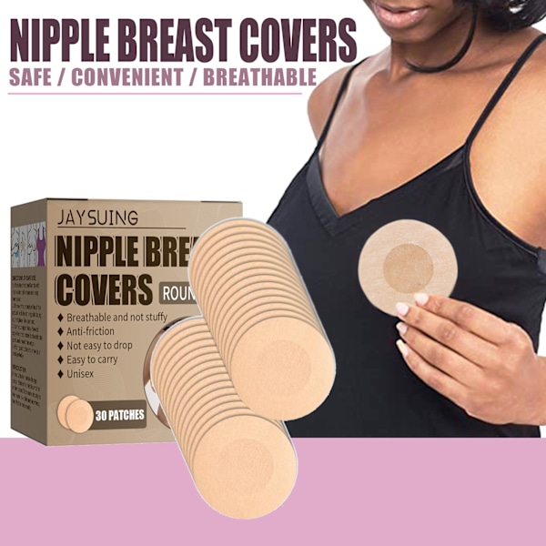 90 st Nippelöverdrag Andningsbara Osynliga Anti-dropp Nippelöverdrag Anti-utbuktnings Bröstskydd