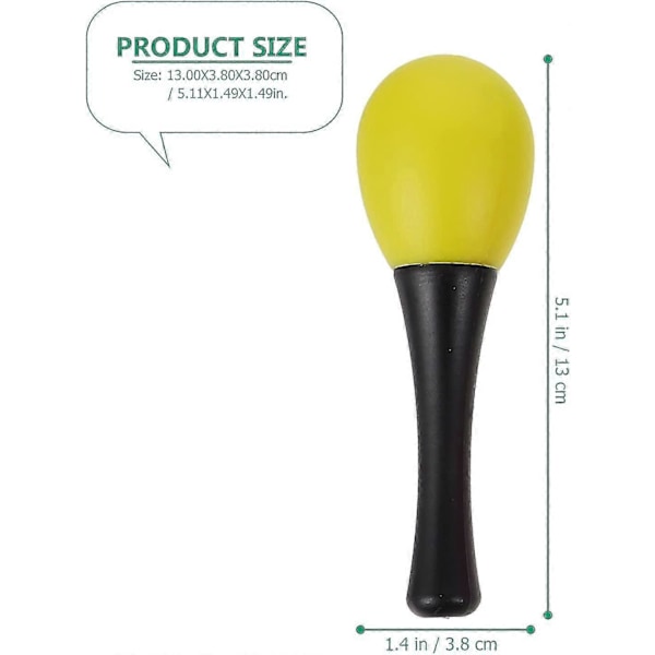 10 stk. Sandhammer Mini Maracas Ægge Shaker Baby Rangler Shaker Legetøj DIY Musikinstrument Pædagogisk Legetøj