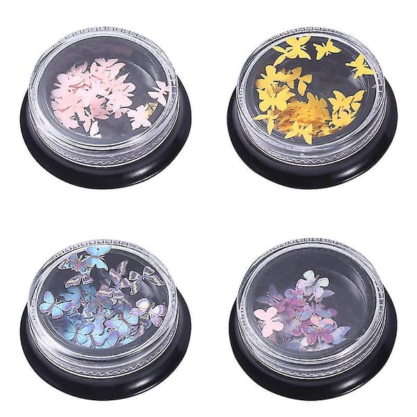 4 st Nagelstickers