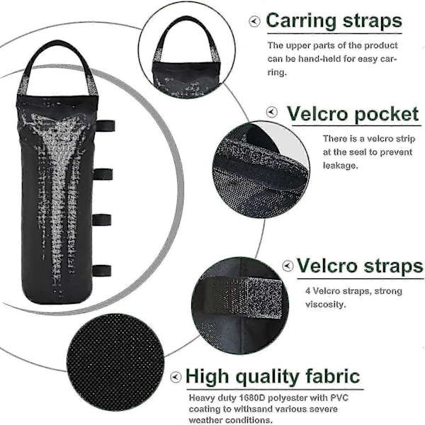 112 Lbs Extra Stora Pop Up Canopy Vikter Sandsäckar För Ez Pop Up Canopy Tält Ou