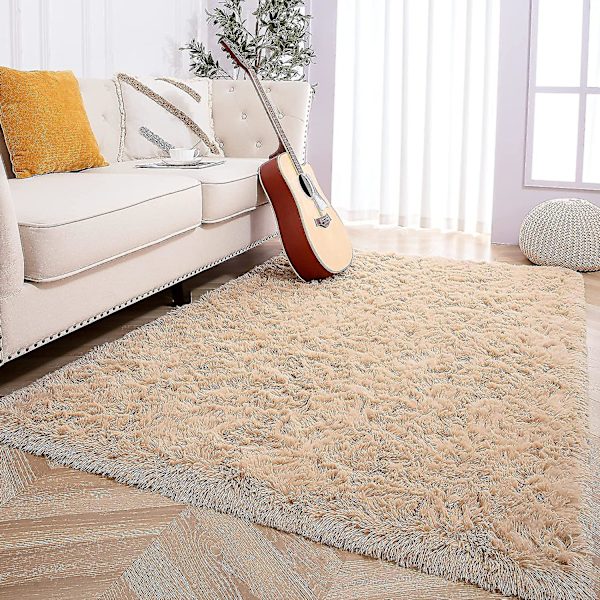 Tflycqsoft Fluffy Area Mattor För Sovrum Barnrum Plysch Shaggy Nursery Matta Furry Throw Mattor För Pojkar Flickor, College Sovsal Fuzzy Rugs Vardagsrum Hom