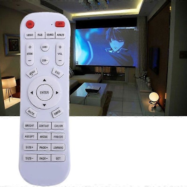 Universell projektor fjernkontroll kompatibel med E Home ci