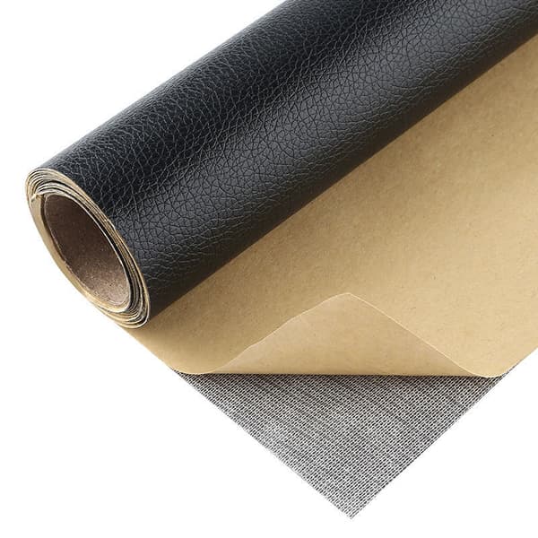 Nye selvklæbende læderlapper til sofa, autostol og stole renovering, sort, 25*30cm