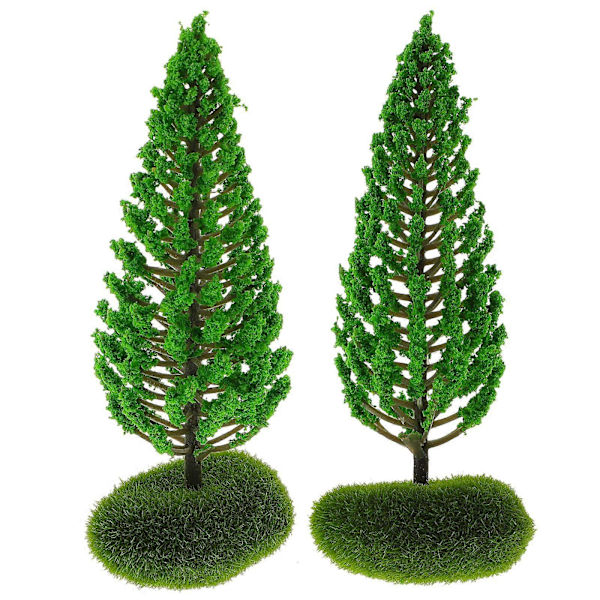2 kpl Miniatyyri Diorama Puut DIY Maisema Miniatyyripuut Malli Hiekkalaatikon Sisustus