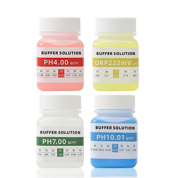 PH Meter Kalibreringsopløsning ORP Tester Kalibreringsopløsning Bufferopløsninger, PH og ORP-B8