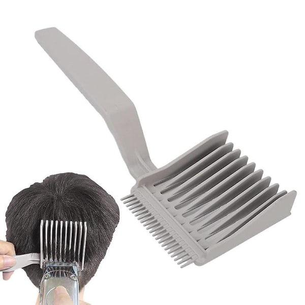 Fade Combs Barber Combs Ergonomisk krökt positionering Kam Barber positioneringsverktyg 8x 3,3x 1,1 tum Ergonomisk krökt positionering