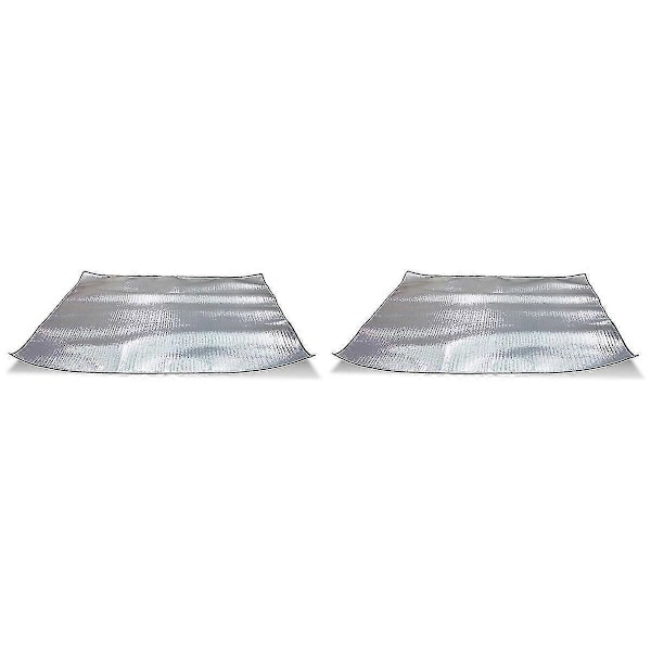 2kpl Ulkoilma Retkipeitto Vedenpitävä Kosteudenkestävä Alumiinifolio Piknikmatto 200*150cm
