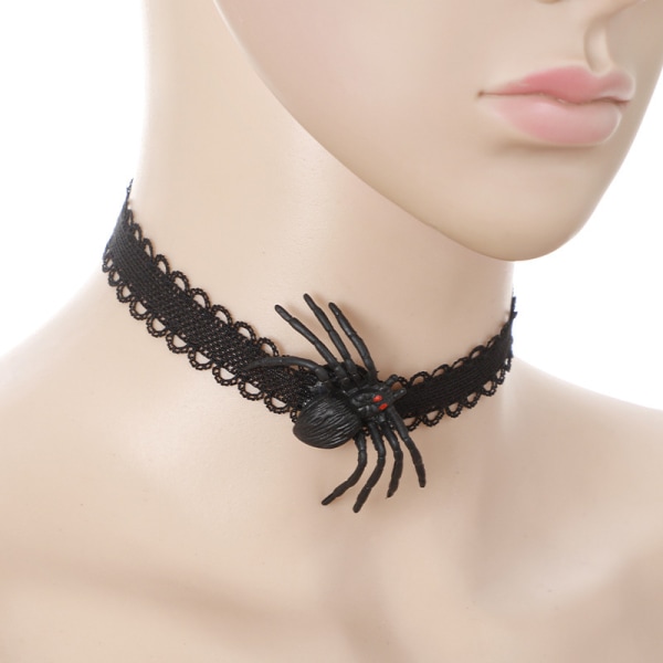 Halloween Skräck Skull Palm Halsband Maskerad Vampyr Lady Dress Up style 2