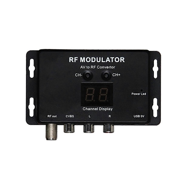RM06 RF Modulator AV til RF Konverter Digitalt Display