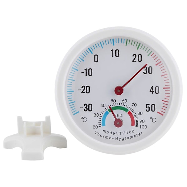 4 st Dial Termometer Hygrometer Skrivbord Induktion Temperatur Fuktighetsmätare (YMCAT)
