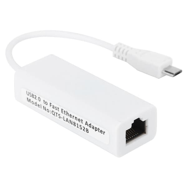 Netværkskort Adapter Micro USB til RJ45 Ethernet Port til Raspberry Pi Zero 1.3/W Motherboard