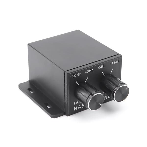 Bil Ljudkontroller Förstärkare Bas Subwoofer Stereo Equalizer Kontroller 4 Rca