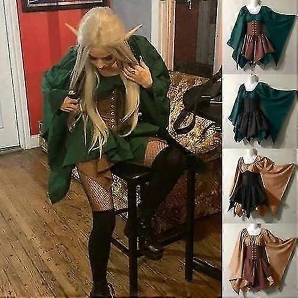 Langærmede strikkjoler til kvinder UK Efterår Vinter Kvinder Casaul Ensfarvet Langærmet Pullover Turtleneck Sweater Kjoler