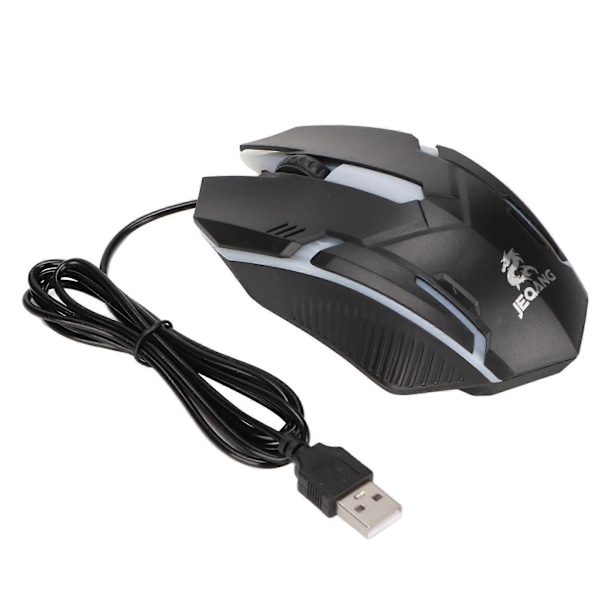 RGB Gamingmus 800/1200 DPI Känslig USB Gamingmus Trådbunden för Stationära Datorer och Laptops
