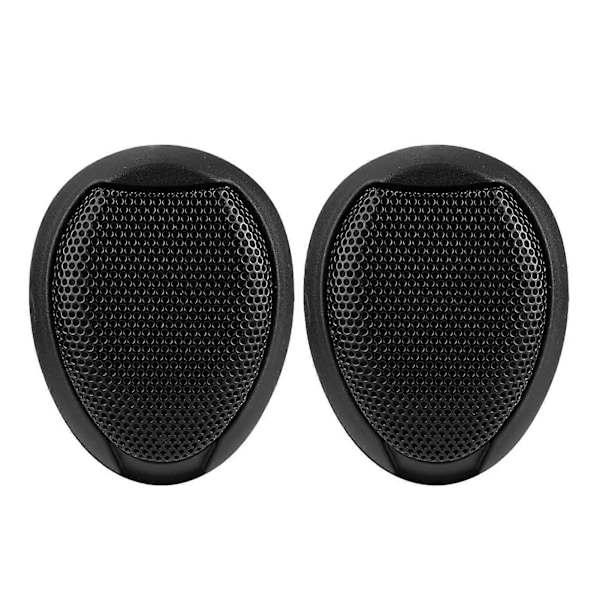 10W Mini Bilhøjttaler Audio Rund Klæbehøjttaler Bilhøjttaler med Lim (Sort)